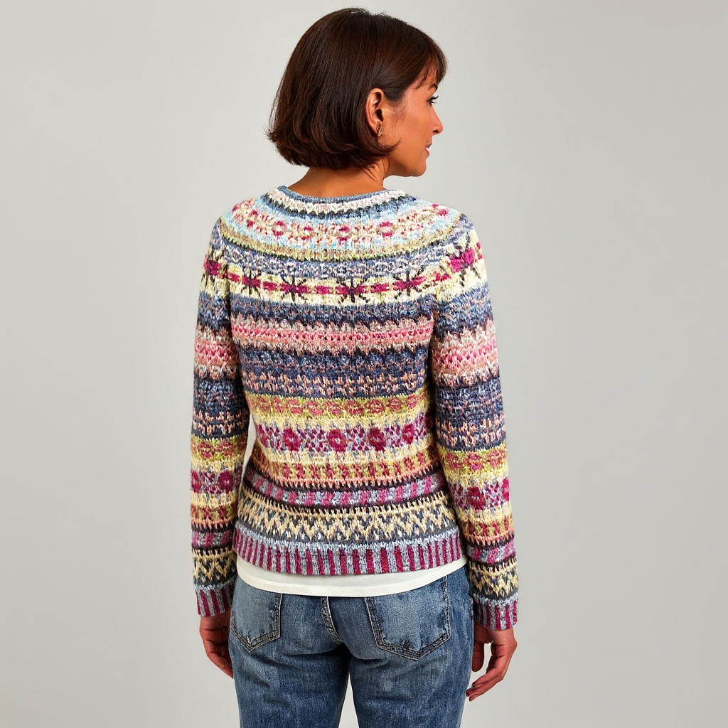 Pull Rayures Pastel pour Femme Nicole