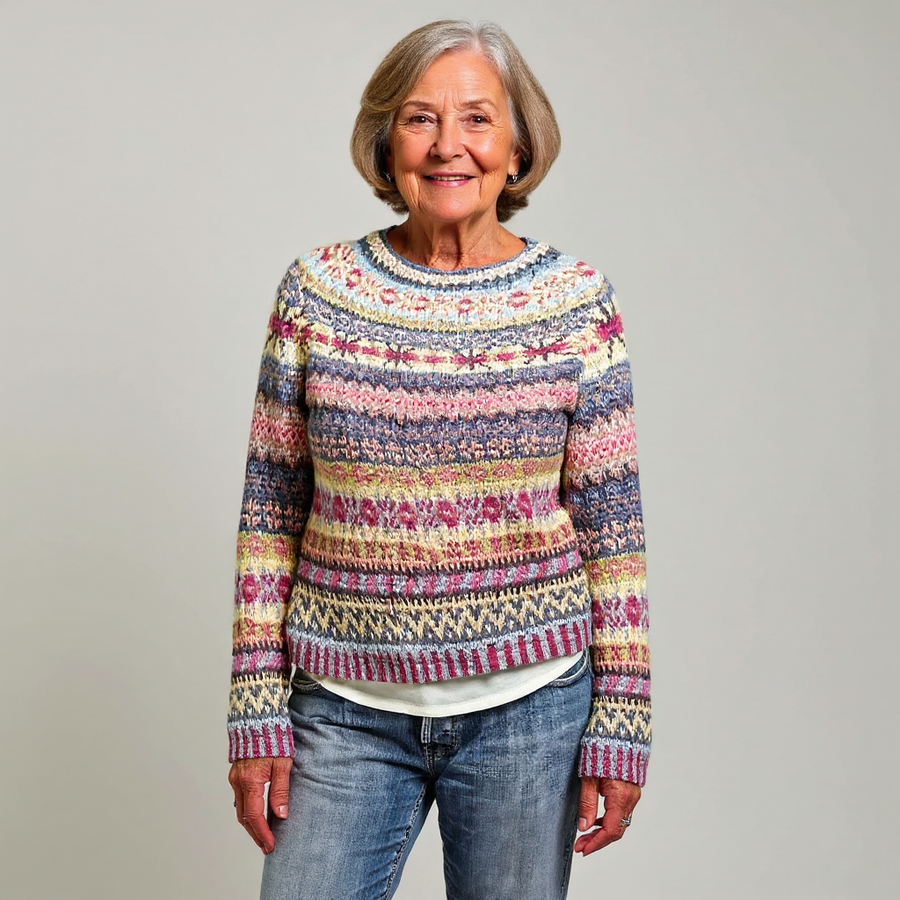 Pull Rayures Pastel pour Femme Nicole