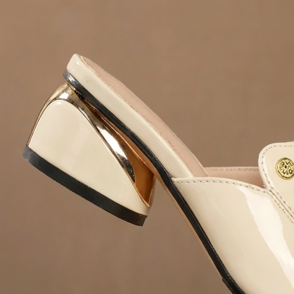 Sacha Havre | Mules Vernies à Talon Sophie