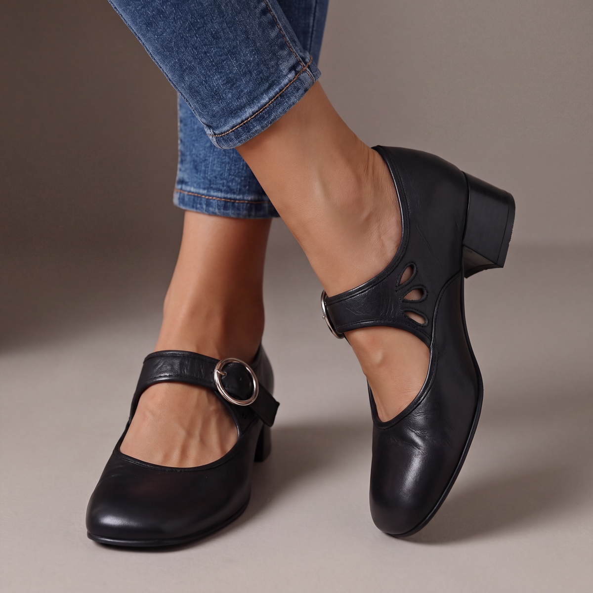 Sacha Havre | Babies en Cuir Souple Nathalie