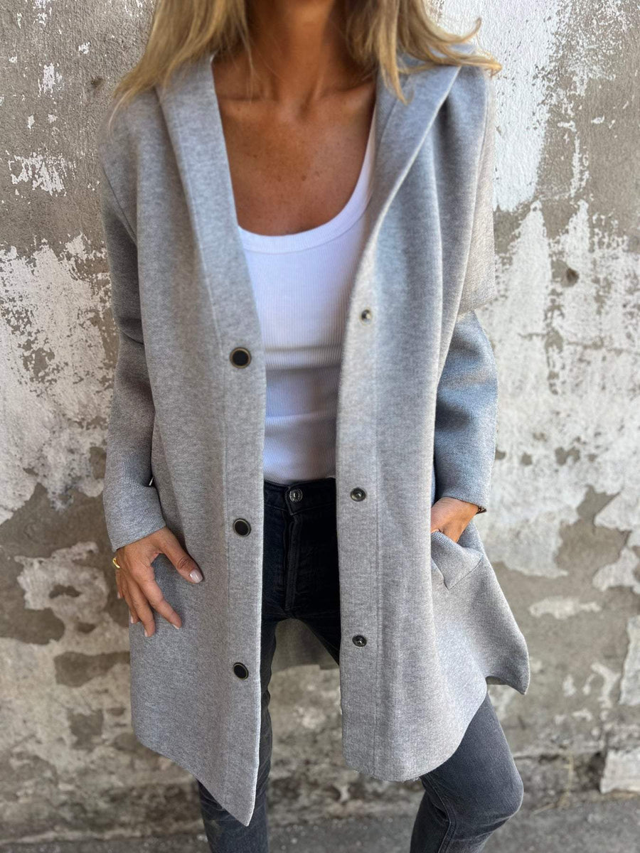 Sacha Havre | GILET LONG CHIC AVEC CAPUCHE