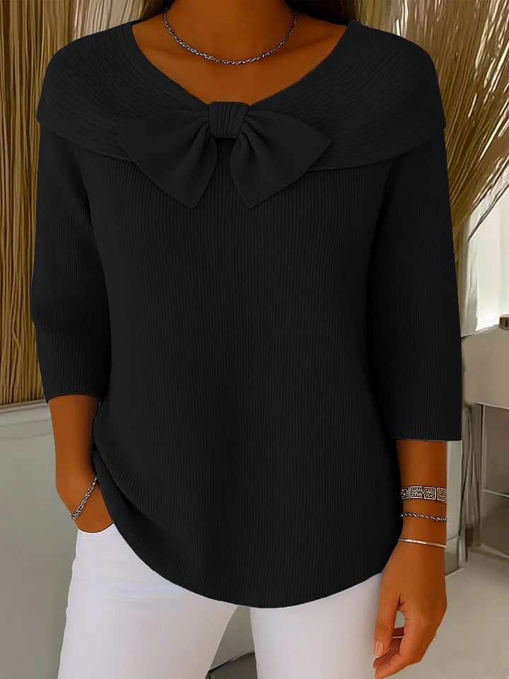Pull Encolure à Nœud pour Femme Sophie