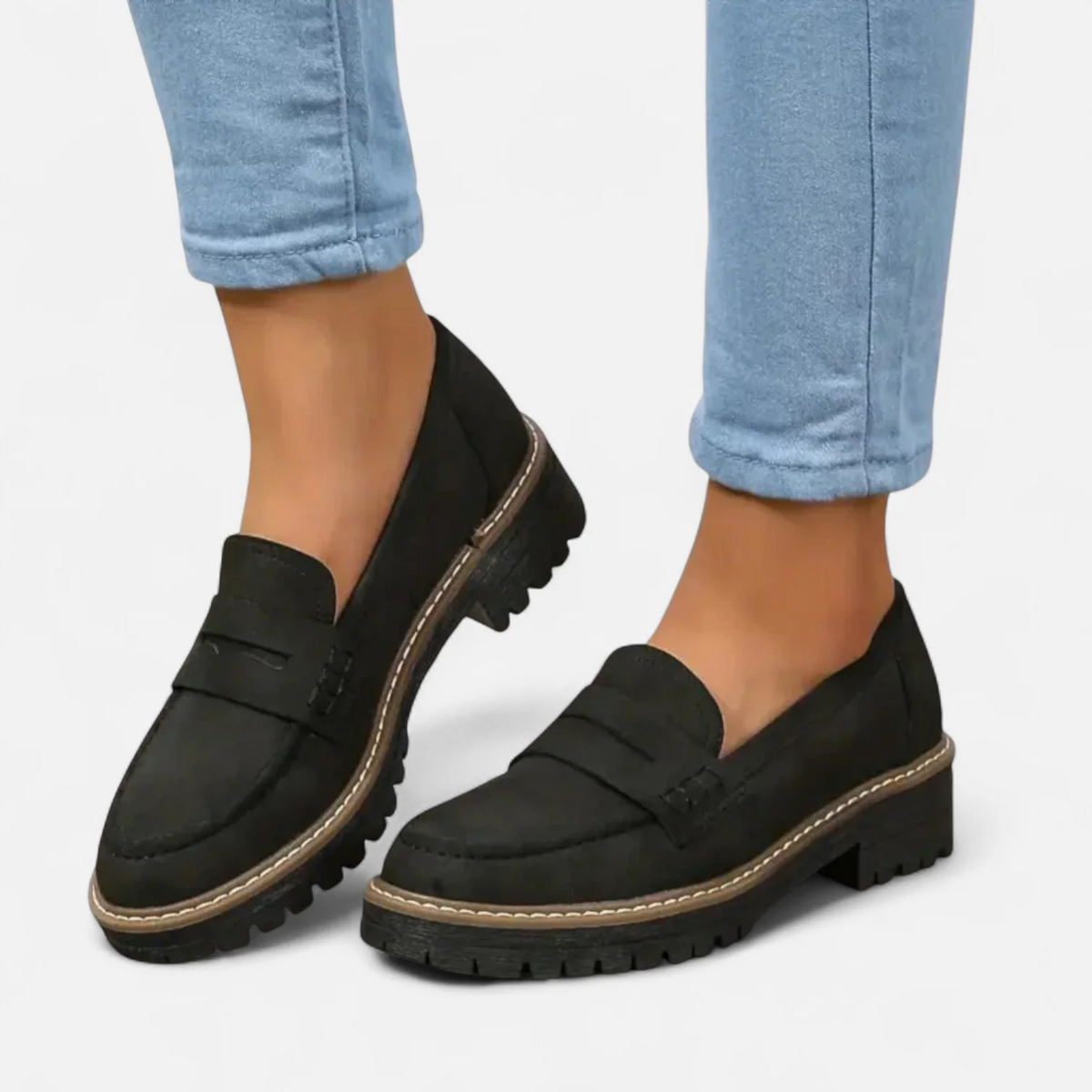 Mocassins Semelle Crantée Élina