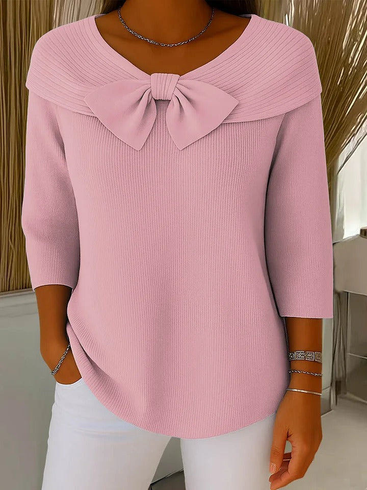 Pull Encolure à Nœud pour Femme Sophie