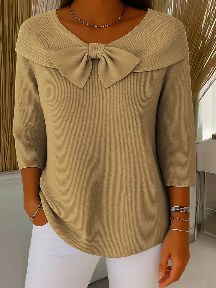 Pull Encolure à Nœud pour Femme Sophie
