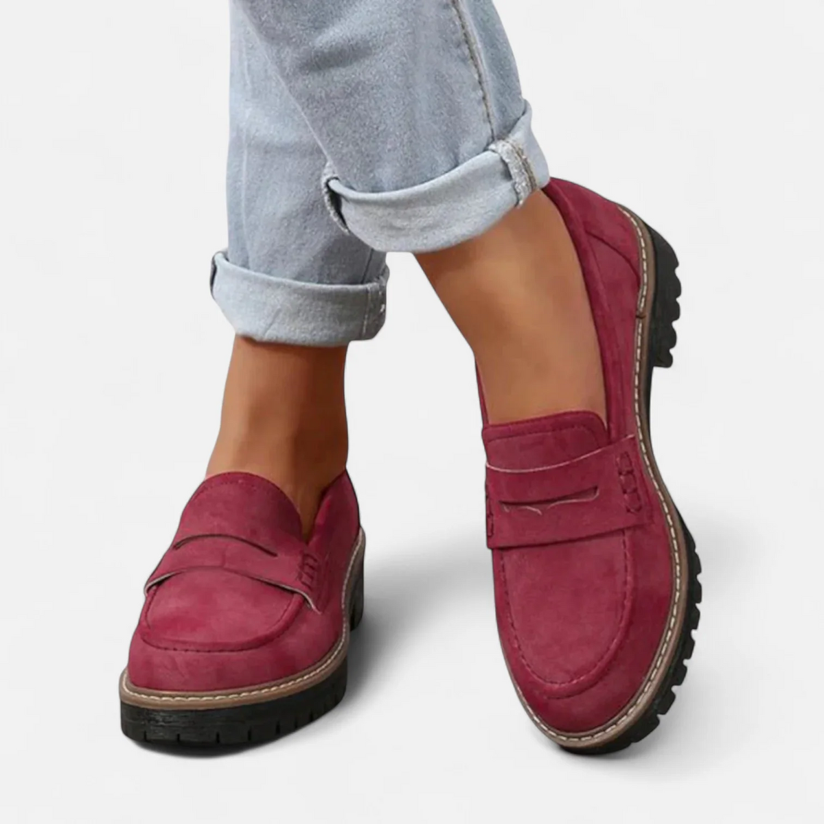 Mocassins Semelle Crantée Élina