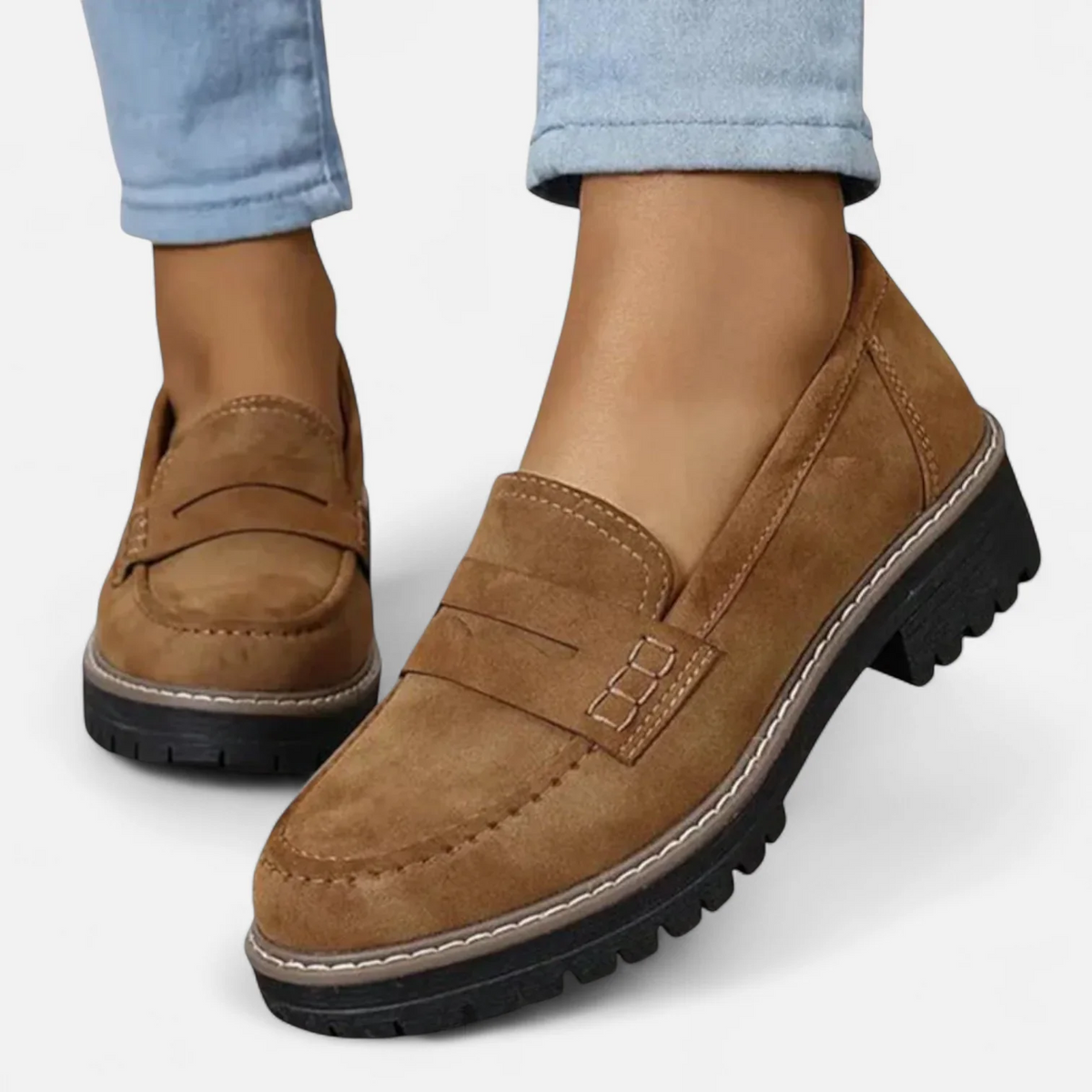 Mocassins Semelle Crantée Élina