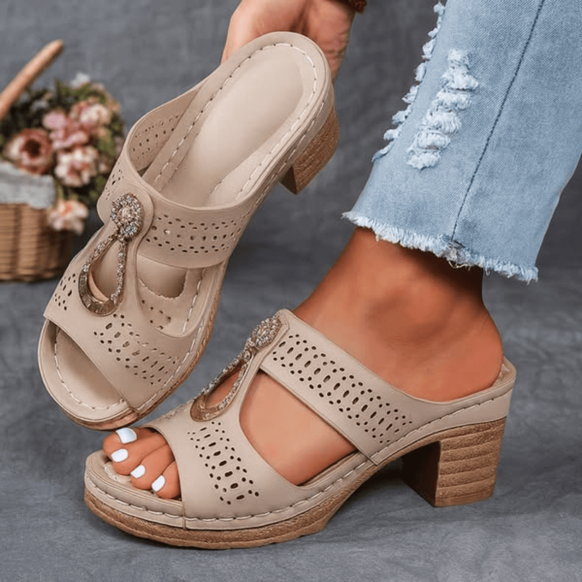 Sacha Havre | Sandales Orthopédiques Confortables Lisa