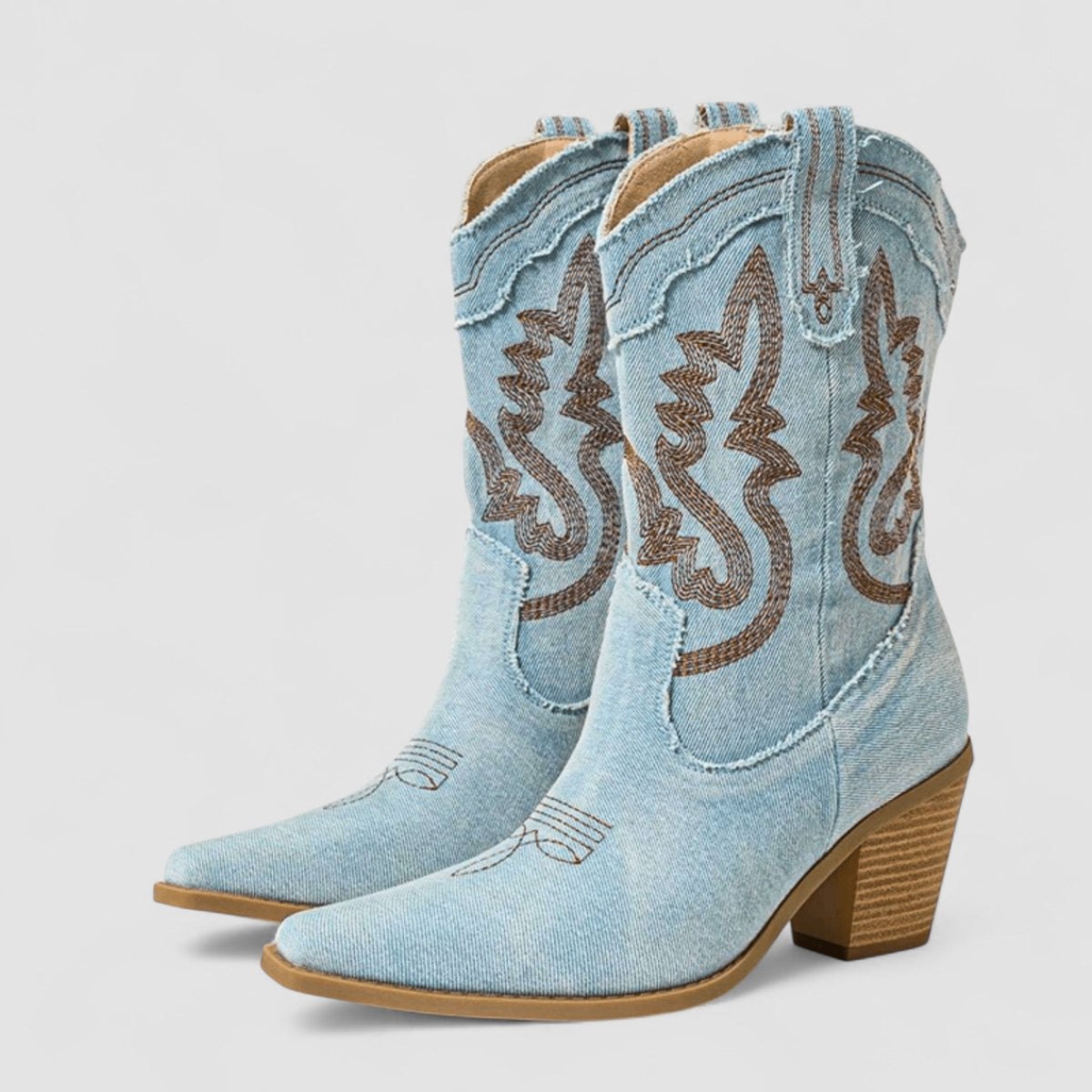 Sacha Havre | Bottines en Denim Orthopédique Selena