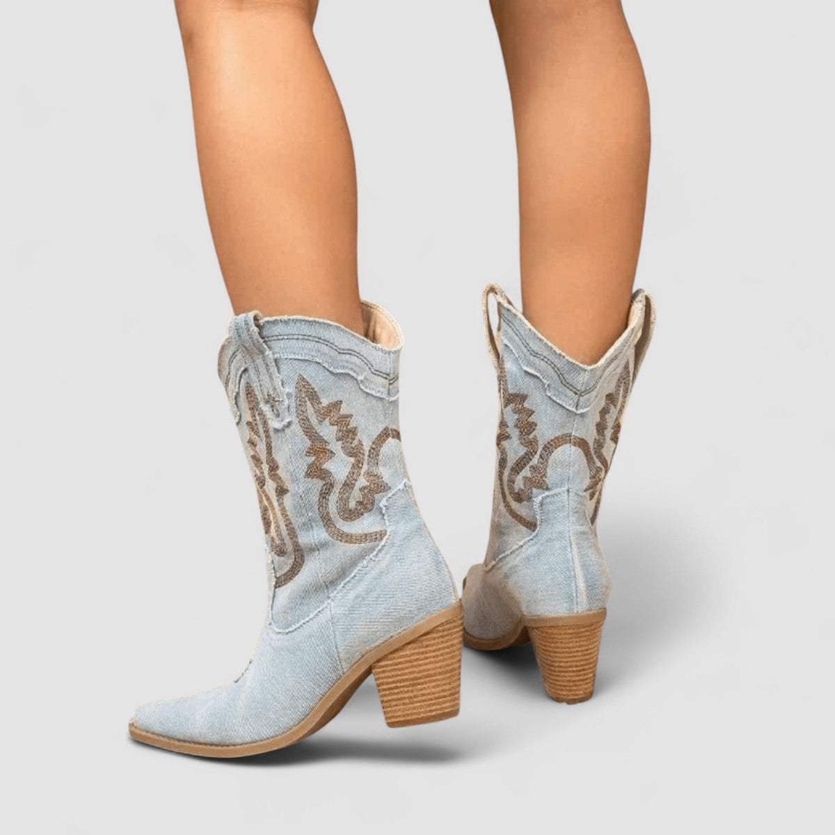 Sacha Havre | Bottines en Denim Orthopédique Selena