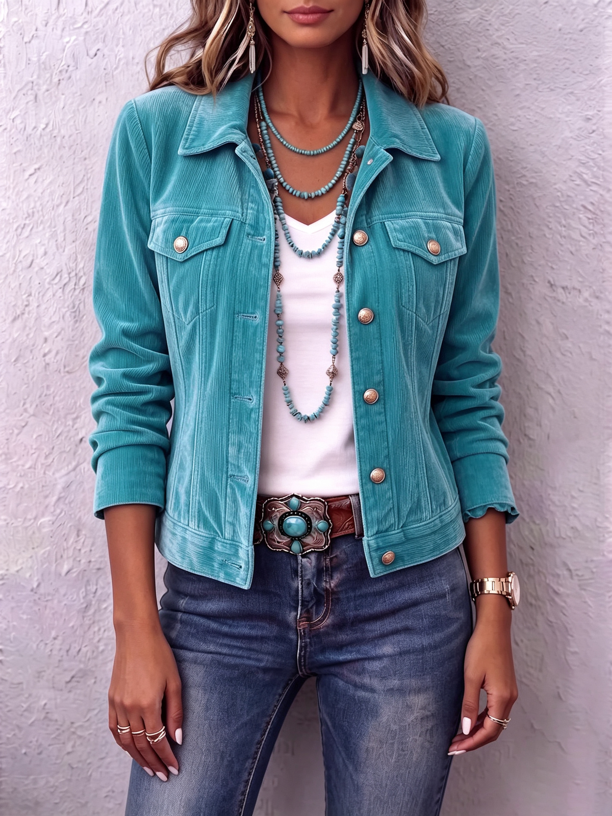 Sacha Havre | Veste en Velours Bohème Margot