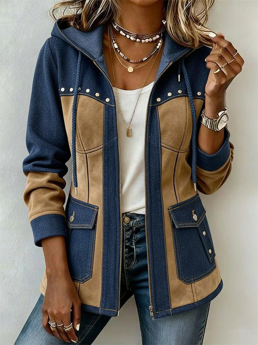 Sacha Havre | Veste à Capuche Bi-Matière Véronique