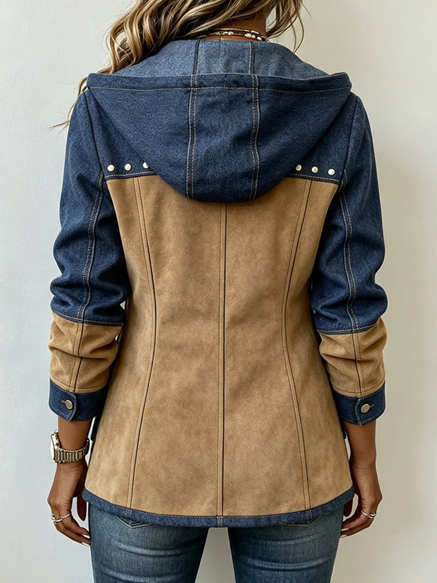 Sacha Havre | Veste à Capuche Bi-Matière Véronique