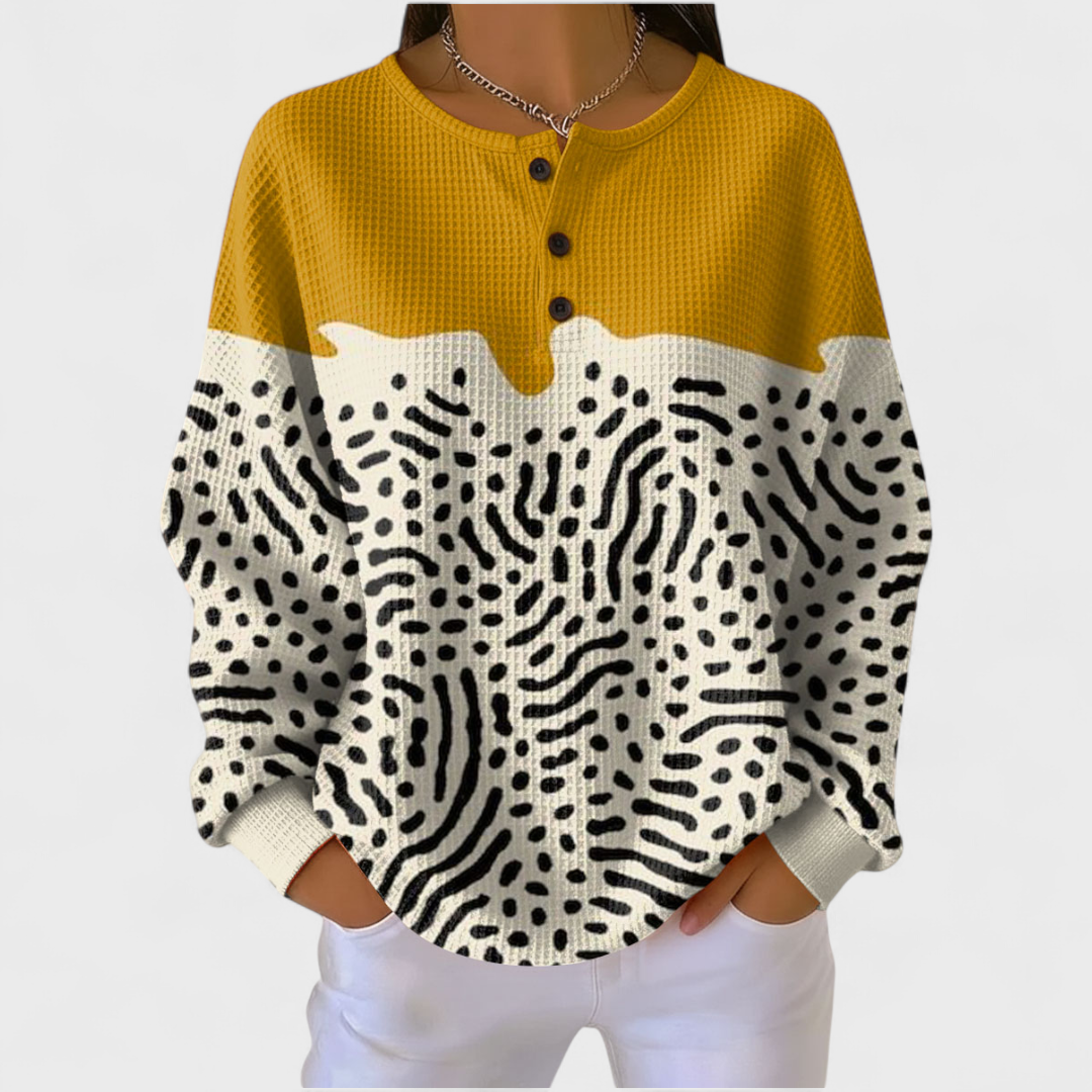 Pull Gaufré à Motifs pour Femme Josiane