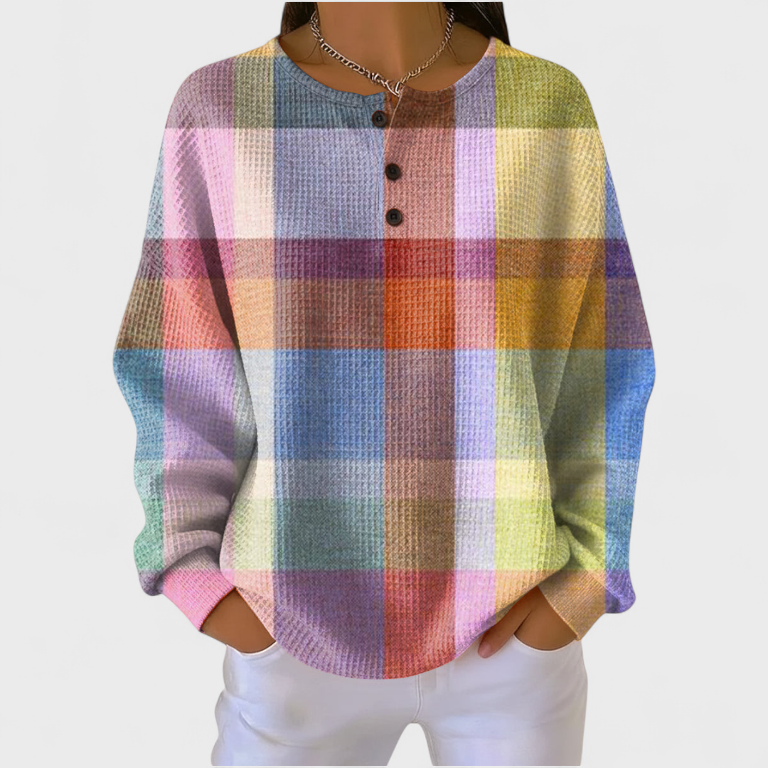 Pull Gaufré à Motifs pour Femme Josiane