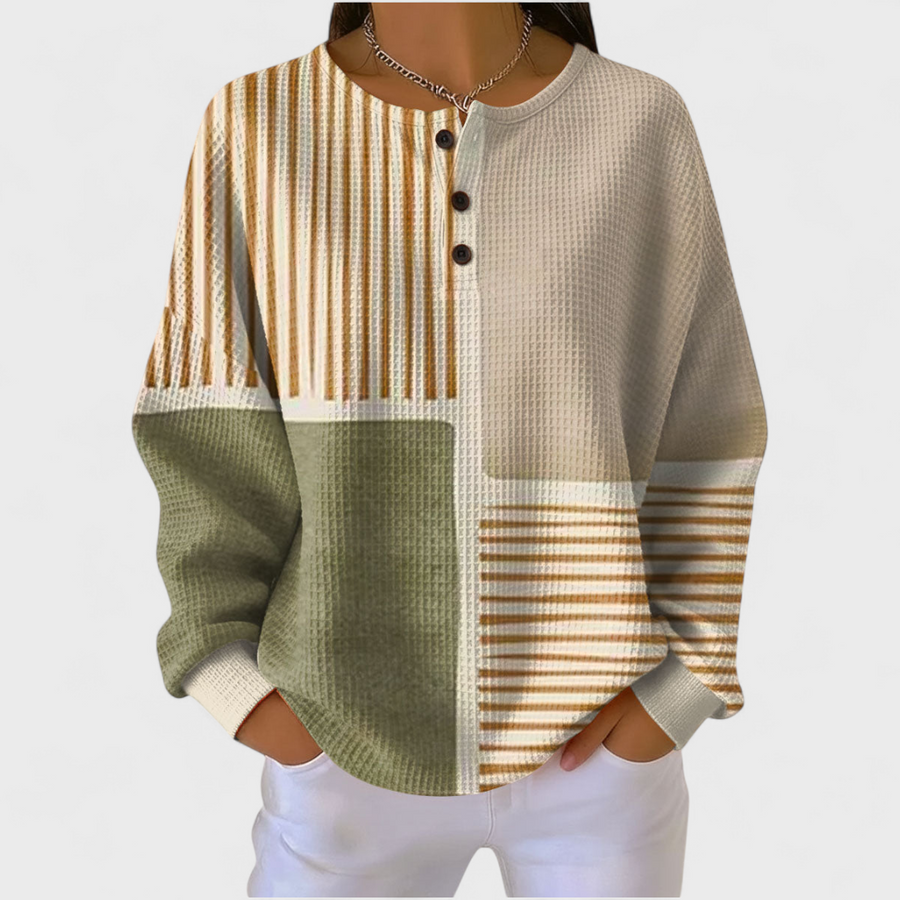 Pull Gaufré à Motifs pour Femme Josiane