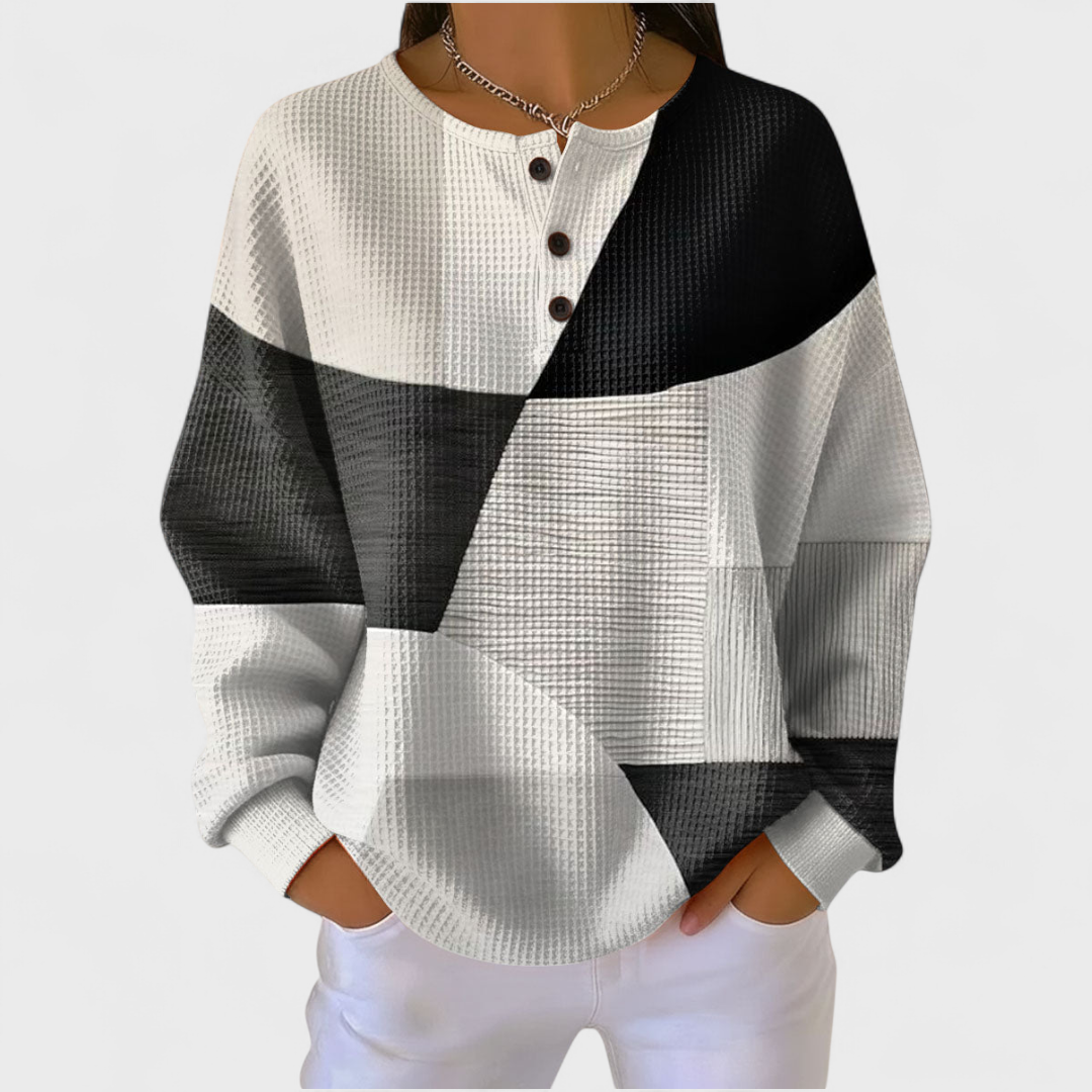 Pull Gaufré à Motifs pour Femme Josiane