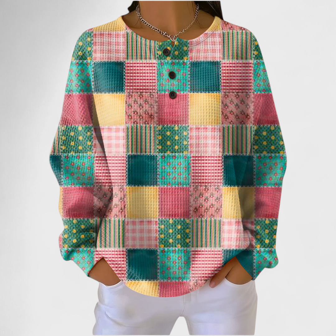 Pull Gaufré à Motifs pour Femme Josiane