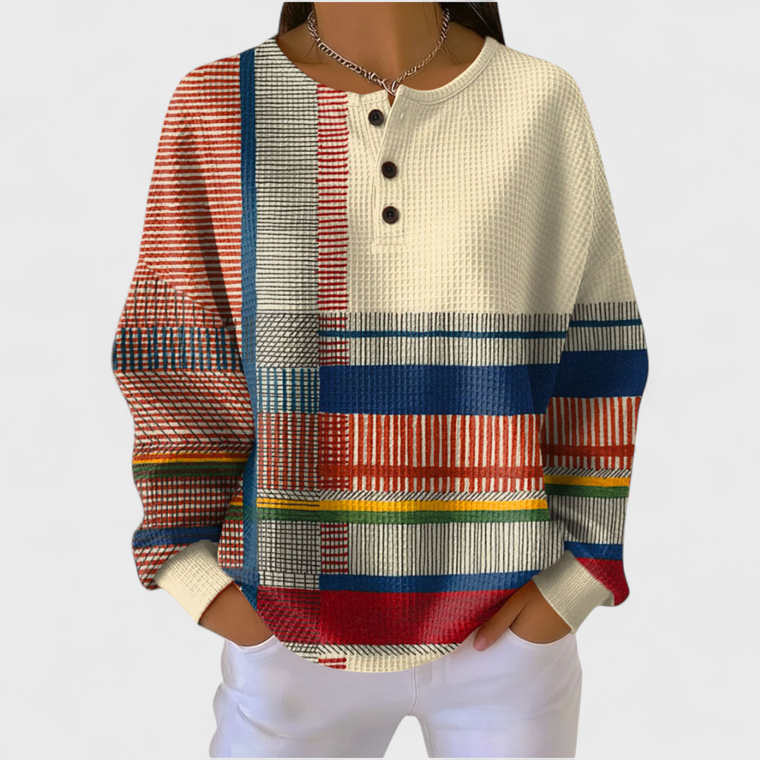 Pull Gaufré à Motifs pour Femme Josiane