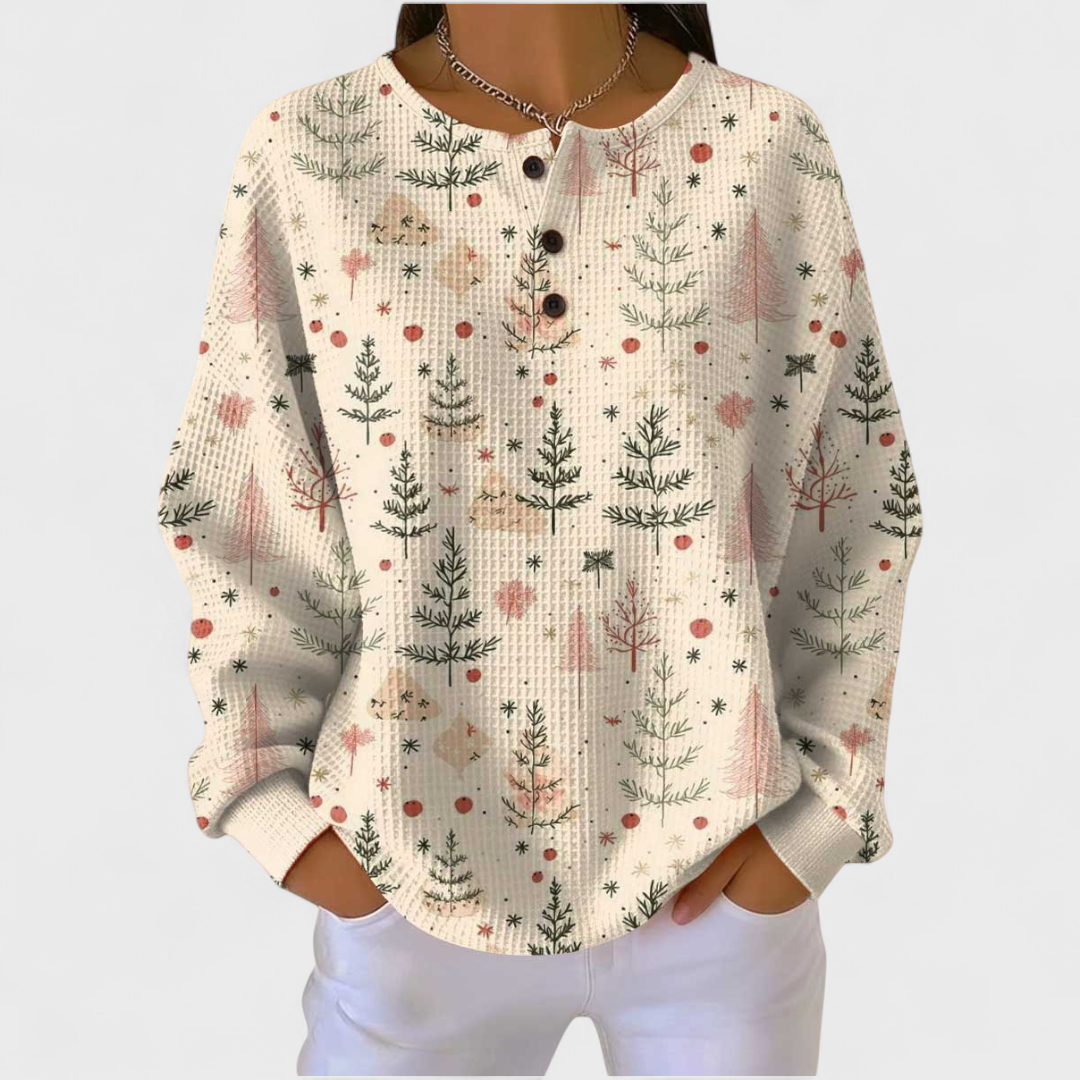 Pull Gaufré à Motifs pour Femme Josiane