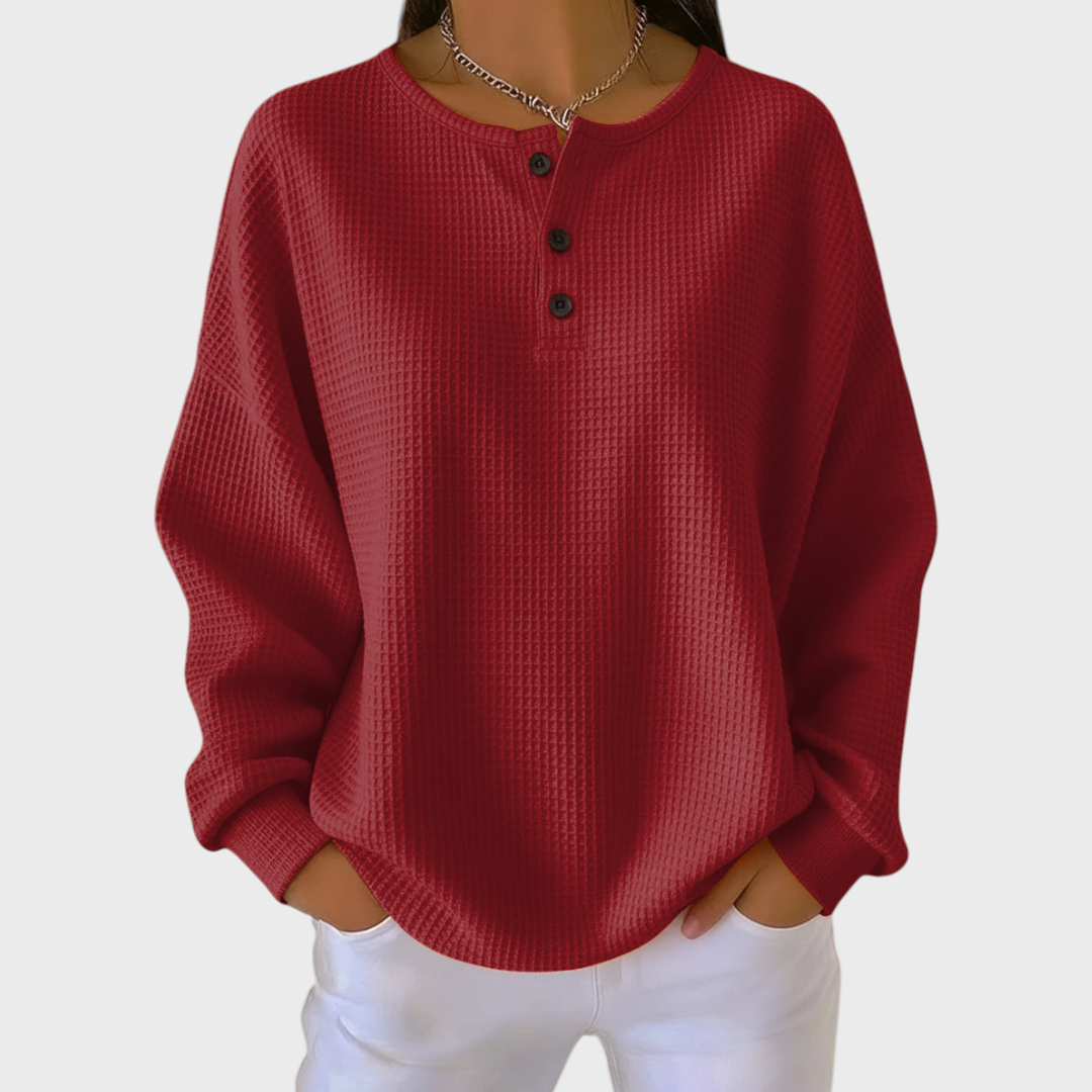 Pull Gaufré à Motifs pour Femme Josiane