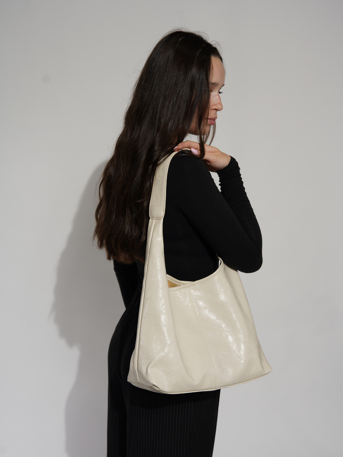 Sac Porté Épaule Arrondi pour Femme Léa