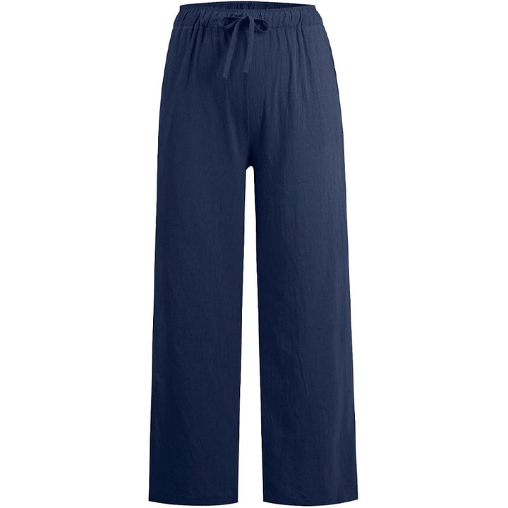🔥Vente chaude🔥Pantalon large décontracté en coton et lin pour femme