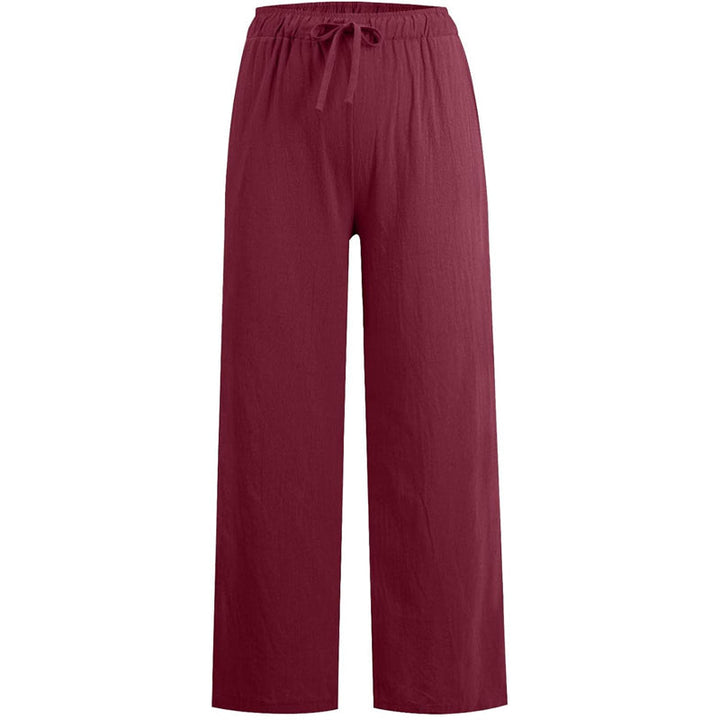 🔥Vente chaude🔥Pantalon large décontracté en coton et lin pour femme