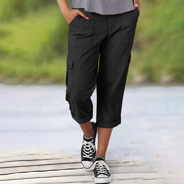 🔥 Hot Sale 🔥Short décontracté multi-poches à haute élasticité pour femme