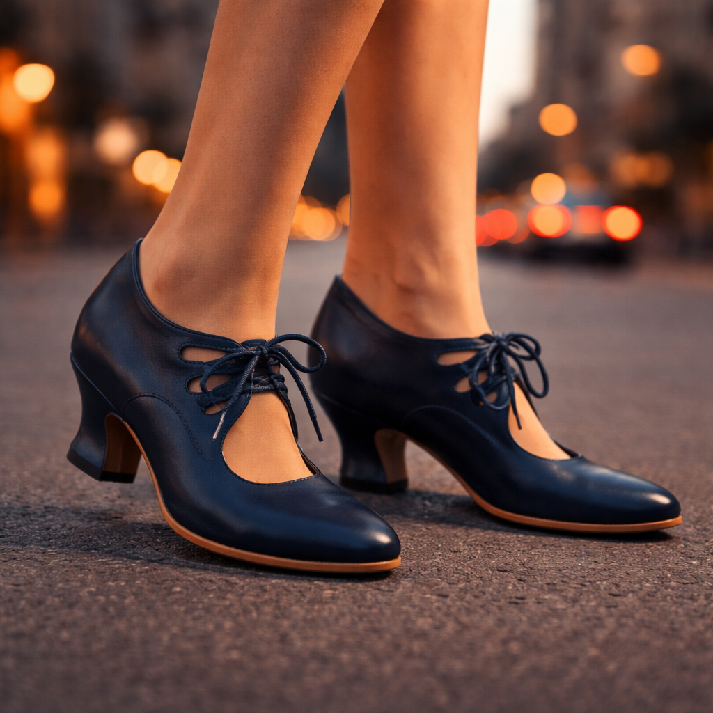Sacha Havre | Escarpins Lacés Rétro Sylvie