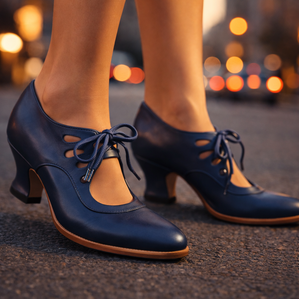 Sacha Havre | Escarpins Lacés Rétro Sylvie