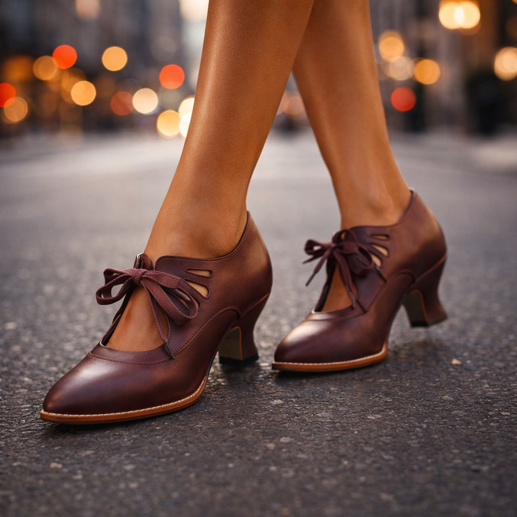 Sacha Havre | Escarpins Lacés Rétro Sylvie