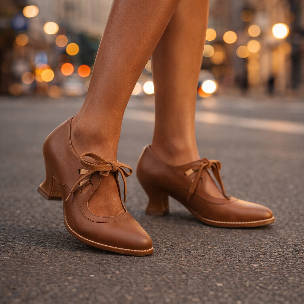 Sacha Havre | Escarpins Lacés Rétro Sylvie