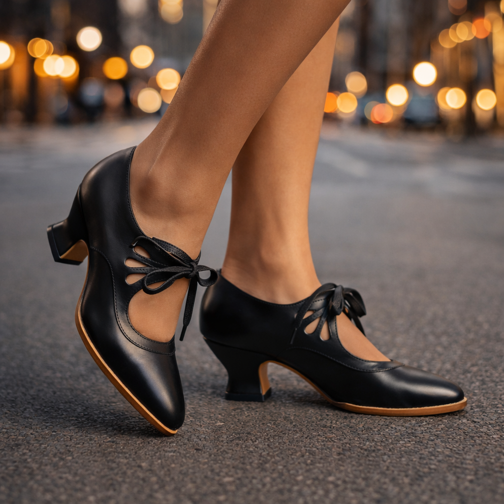 Sacha Havre | Escarpins Lacés Rétro Sylvie