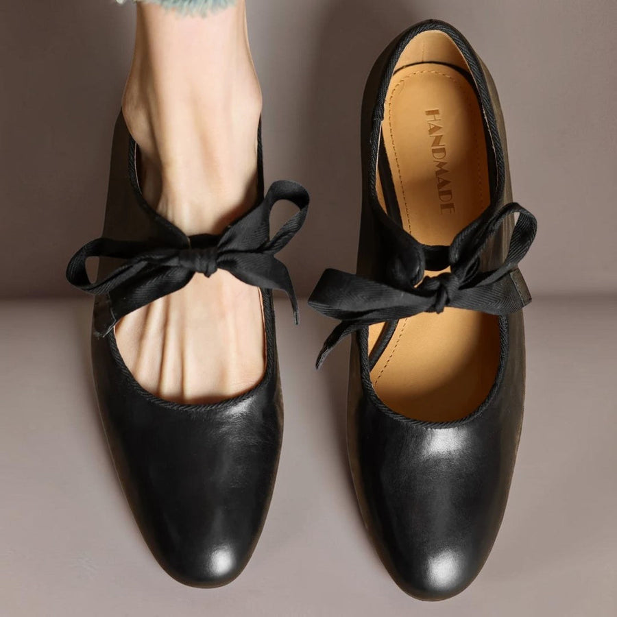 Sacha Havre | Ballerines Cuir à Nœud Sophie