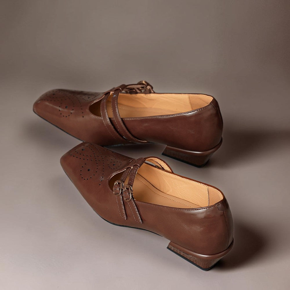 Sacha Havre | Babies Cuir Double Bride Pauline