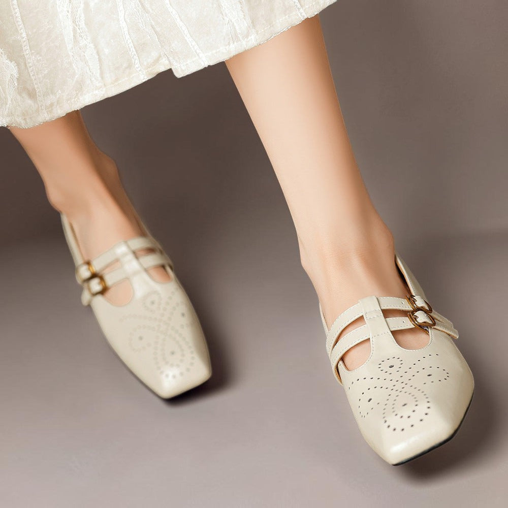 Sacha Havre | Babies Cuir Double Bride Pauline