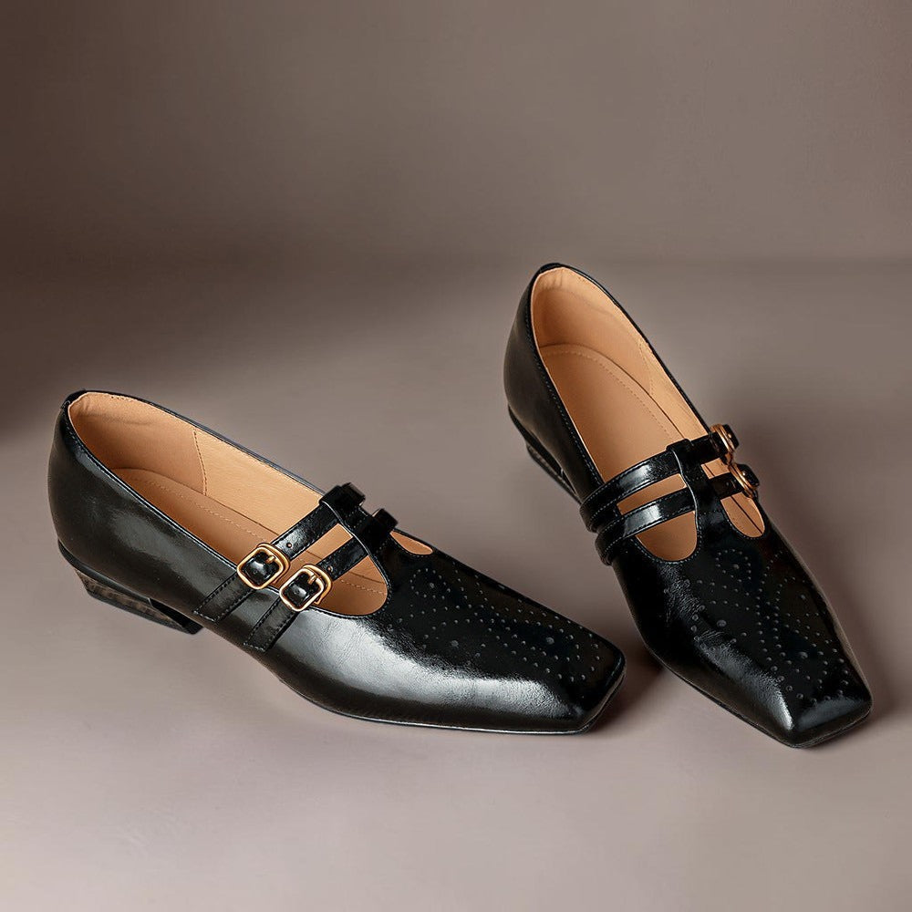 Sacha Havre | Babies Cuir Double Bride Pauline