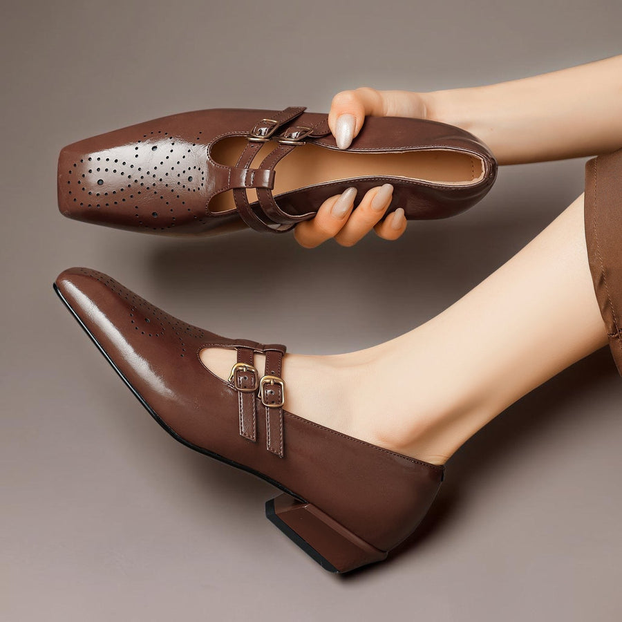 Sacha Havre | Babies Cuir Double Bride Pauline