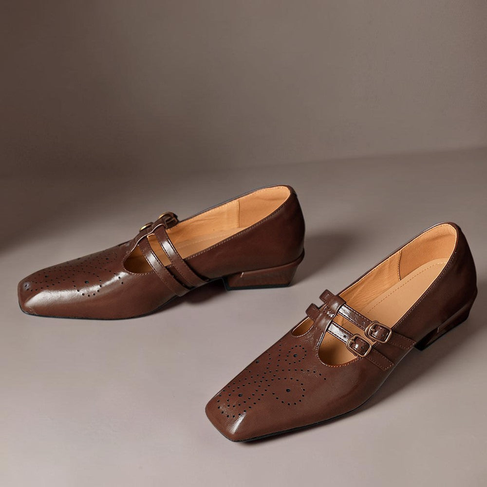 Sacha Havre | Babies Cuir Double Bride Pauline