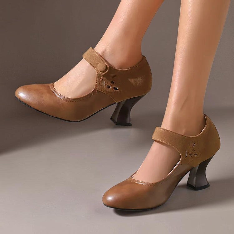 Sacha Havre | Escarpins Daim Bride Cheville Camille