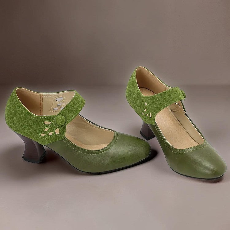 Sacha Havre | Escarpins à Bride Boutonnée Aveline