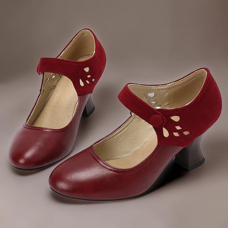 Sacha Havre | Escarpins à Bride Boutonnée Aveline