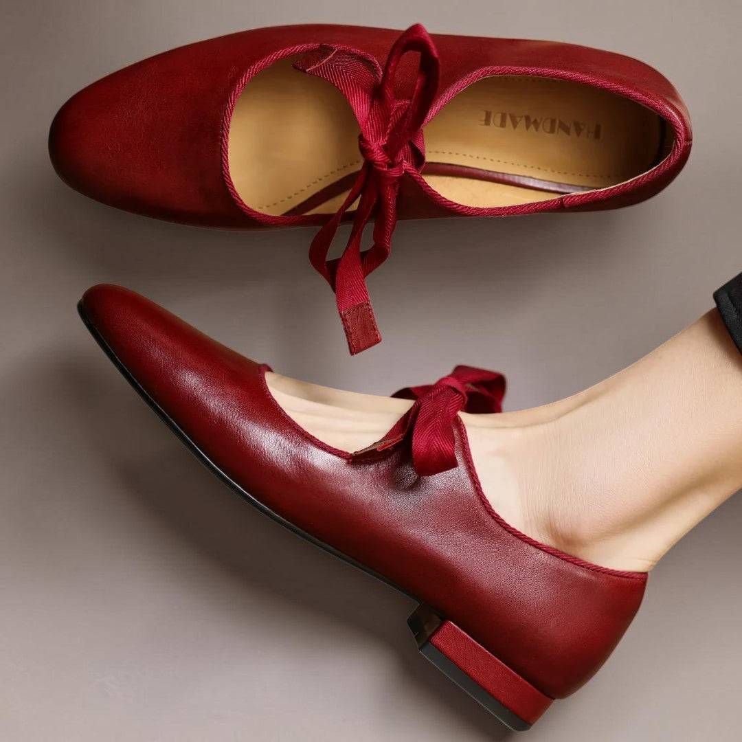 Sacha Havre | Ballerines Cuir à Nœud Sophie
