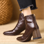 Maélia — Bottines Élégantes à Talon Stable
